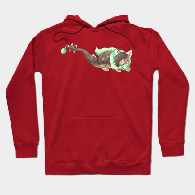 Ankylo Ornament Hoodie by KristenOKeefeArt